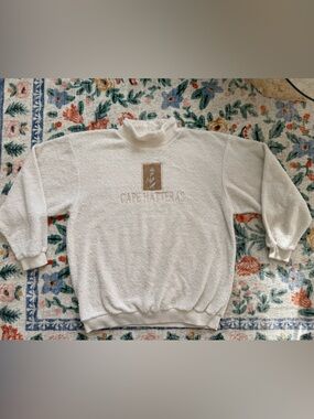 Vintage Terry Mockneck Sweatshirt Cape Hatteras